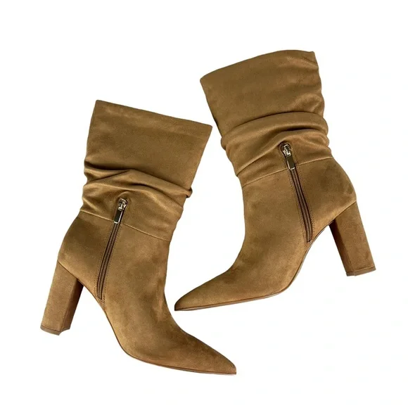 NINE WEST UNNI2 Slouch Block Heel Boots - Picture 6 of 11